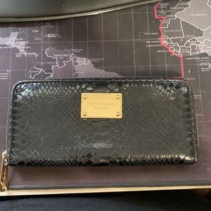 Michael Kors snakeskin wallet